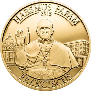 Cook Islands / One Dollar 2013 Habemus Papam - Pope Franciscus - reverse photo