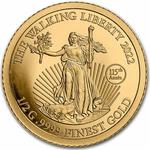 Gold Half Gram 2022 Walking Liberty: Photo Coin, Cook Islands, Gold Half Gram 2022 Walking Liberty / thumbnail