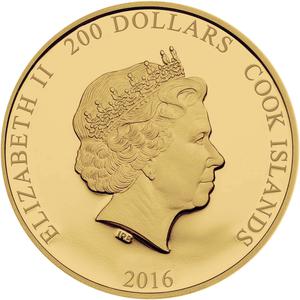 Cook Islands / Gold Half Ounce 2016 Pope Francis - obverse photo