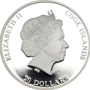 Cook Islands / Silver Three Ounces 2015 Tutankhamun’s Throne - obverse photo