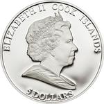 Five Dollars Silver 2011 Elizabeth Taylor - In Memoriam: Photo Coin, Cook Islands, Five Dollars Silver 2010 Elizabeth Taylor / thumbnail