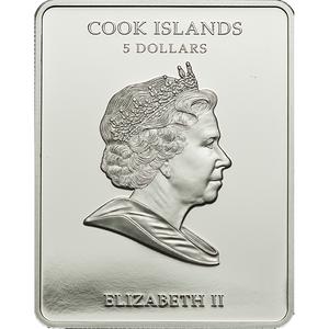 Cook Islands / Five Dollars Silver 2011 Sacred Great Martyr Ekaterina - obverse photo