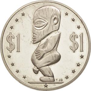 Cook Islands / One Dollar 1979 - reverse photo