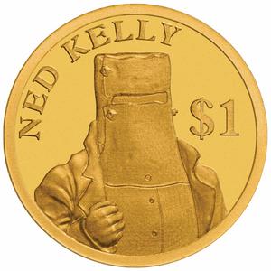 Cook Islands / Gold Half Gram 2017 Ned Kelly - reverse photo