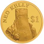Gold Half Gram 2017 Ned Kelly: Photo Coin, Cook Islands, Gold Half Gram 2017 Ned Kelly / thumbnail
