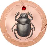 Silver Ounce 2017 Scarab - Red Dawn: Photo Coin, Cook Islands, Silver Ounce 2017 Scarab - Red Dawn / thumbnail