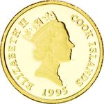 Twenty Dollars Gold 1995 America: Photo Coin, Cook Islands, Twenty Dollars Gold 1995 America / thumbnail