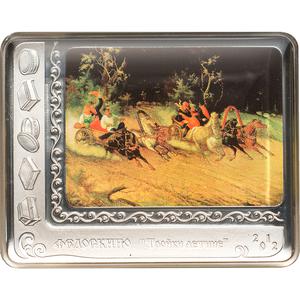 Cook Islands / Five Dollars Silver 2012 Troika in Summer - reverse photo