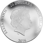 Silver Three Ounces 2016 Happy 90th Birthday - QEII: Photo Coin, Cook Islands, Silver Three Ounces 2016 Happy 90th Birthday - QEII / thumbnail