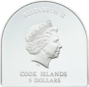 Cook Islands / Five Dollars Silver 2012 Milan World Meeting of Families - obverse photo