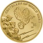 Cook Islands / Gold Tenth-Ounce 2018 Centenary of World War I - reverse photo