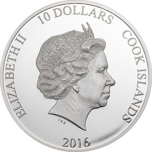 Cook Islands / Silver Two Ounces 2016 The Great Tea Race - obverse photo