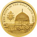 Gold Half Gram 2009 The Pope in the Holy Land: Photo Coin, Cook Islands, Gold Half Gram 2009 The Pope in the Holy Land / thumbnail