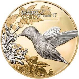 Cook Islands / Silver Twenty-five Grams 2017 Hummingbird - reverse photo