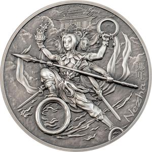 Cook Islands / Silver Two Ounces 2021 Nezha - reverse photo