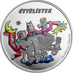 One Dollar 2015 Ctyrlistek: Photo Coin, Cook Islands, Five Dollars 2015 Ctyrlistek / thumbnail