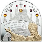Five Dollars Silver 2012 Milan World Meeting of Families: Photo Coin, Cook Islands, Five Dollars Silver 2012 Milan World Meeting of Families / thumbnail