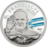Silver Half Ounce 2014 Pope Franciscus: Photo Coin, Cook Islands, Silver Half Ounce 2014 Pope Franciscus / thumbnail