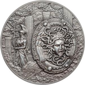 Cook Islands / Silver Two Ounces 2018 Shield of Athena - reverse photo
