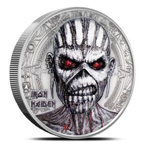 Cook Islands / Silver Two Ounces 2024 Iron Maiden - reverse photo