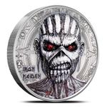 Silver Two Ounces 2024 Iron Maiden: Photo Coin, Cook Islands, Silver Two Ounces 2024 Iron Maiden / thumbnail