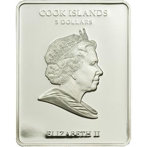 Cook Islands / Five Dollars Silver 2011 Patron Saints - St Nicholas - obverse photo