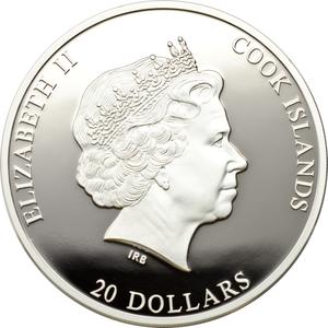 Cook Islands / Silver Three Ounces 2013 John Collier - Lady Godiva - obverse photo