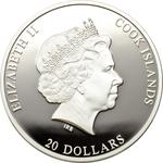 Silver Three Ounces 2013 John Collier - Lady Godiva: Photo Coin, Cook Islands, Silver Three Ounce 2013 John Collier - Lady Godiva / thumbnail
