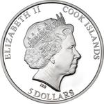 Five Dollars Silver 2015 Judaean Desert - Holy Land Sand: Photo Coin, Cook Islands, Five Dollars Silver 2015 Judaean Desert - Holy Land Sand / thumbnail