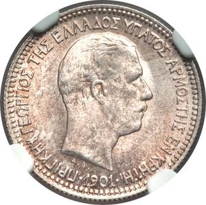 Cretan State / Fifty Lepta 1901 - obverse photo
