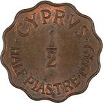 Half Piastre 1949: Photo Coin, Cyprus, Half Piastre 1949 / thumbnail