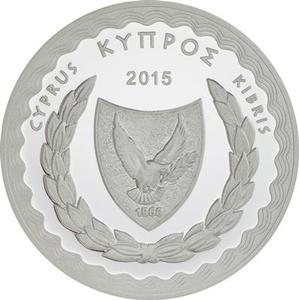 Cyprus / Silver Ounce 2015 Goddess Aphrodite - obverse photo