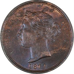 Cyprus / One Piastre 1879 - obverse photo