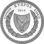 Silver Ounce 2014 Costas Montis: Photo Coin, Cyprus, Silver Ounce 2014 Costas Montis / thumbnail