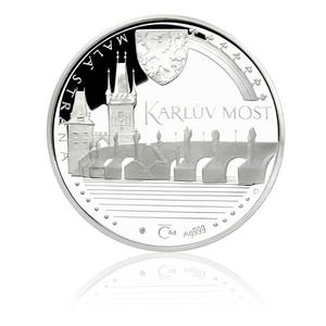 Czech Republic / Silver Medal 2002 Prague - Charles Bridge - reverse photo