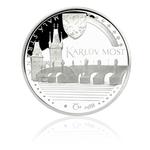 Silver Medal 2002 Prague - Charles Bridge: Photo Coin, Czech Republic, Silver Medal 2002 Prague - Charles Bridge / thumbnail