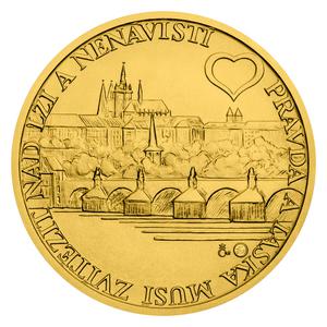 Czech Republic / Gold Half Ounce 2019 Velvet Revolution - obverse photo