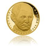 Gold Half Ounce 2014 Bohumil Hrabal: Photo Coin, Czech Republic, Gold Half Ounce 2014 Bohumil Hrabal / thumbnail
