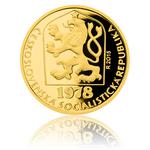 Five Haleru 1977 Gold Replica: Photo Coin, Czech Republic, Five Haleru 1977 Gold Replica / thumbnail