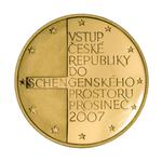 Gold Quarter Ounce 2008 Schengen Area: Photo Coin, Czech Republic, Gold Quarter Ounce 2008 Schengen Area / thumbnail