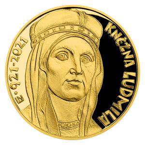 Czech Republic / Gold Ounce 2021 Princess Ludmila - reverse photo