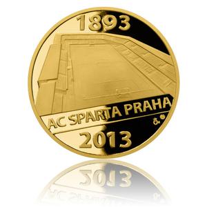 Czech Republic / Gold Plated Medal 2013 Sparta Praha - obverse photo