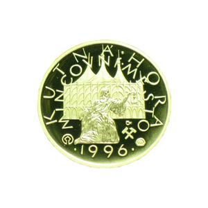 Czech Republic / Gold Quarter Ounce 1996 Kutná Hora - obverse photo
