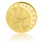 Gold Quarter Ounce 2016 Vaclav Havel - Dramatist: Photo Coin, Czech Republic, Gold Quarter Ounce 2016 Vaclav Havel - Dramatist / thumbnail
