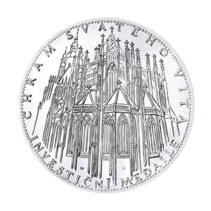 Czech Republic / Platinum Half Kilo 2009 St Vitus Cathedral - reverse photo