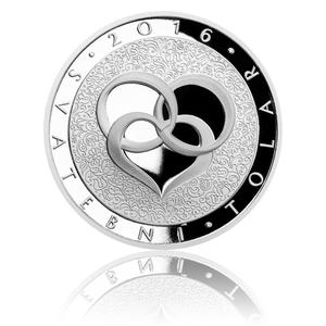 Czech Republic / Silver Thaler 2016 Wedding - Personalised - reverse photo