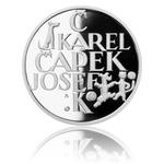 Silver Ounce 2015 Karel Čapek: Photo Coin, Czech Republic, Silver Ounce 2015 Karel Čapek / thumbnail