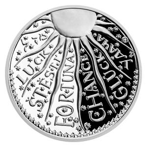 Czech Republic / Silver Ten Grams 2020 Good Luck - reverse photo