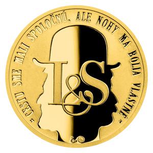 Czech Republic / Gold Half Ounce 2023 Lasica and Satinský - obverse photo