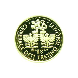 Czech Republic / Gold Quarter Ounce 2000 Children of the Third Millennium - obverse photo